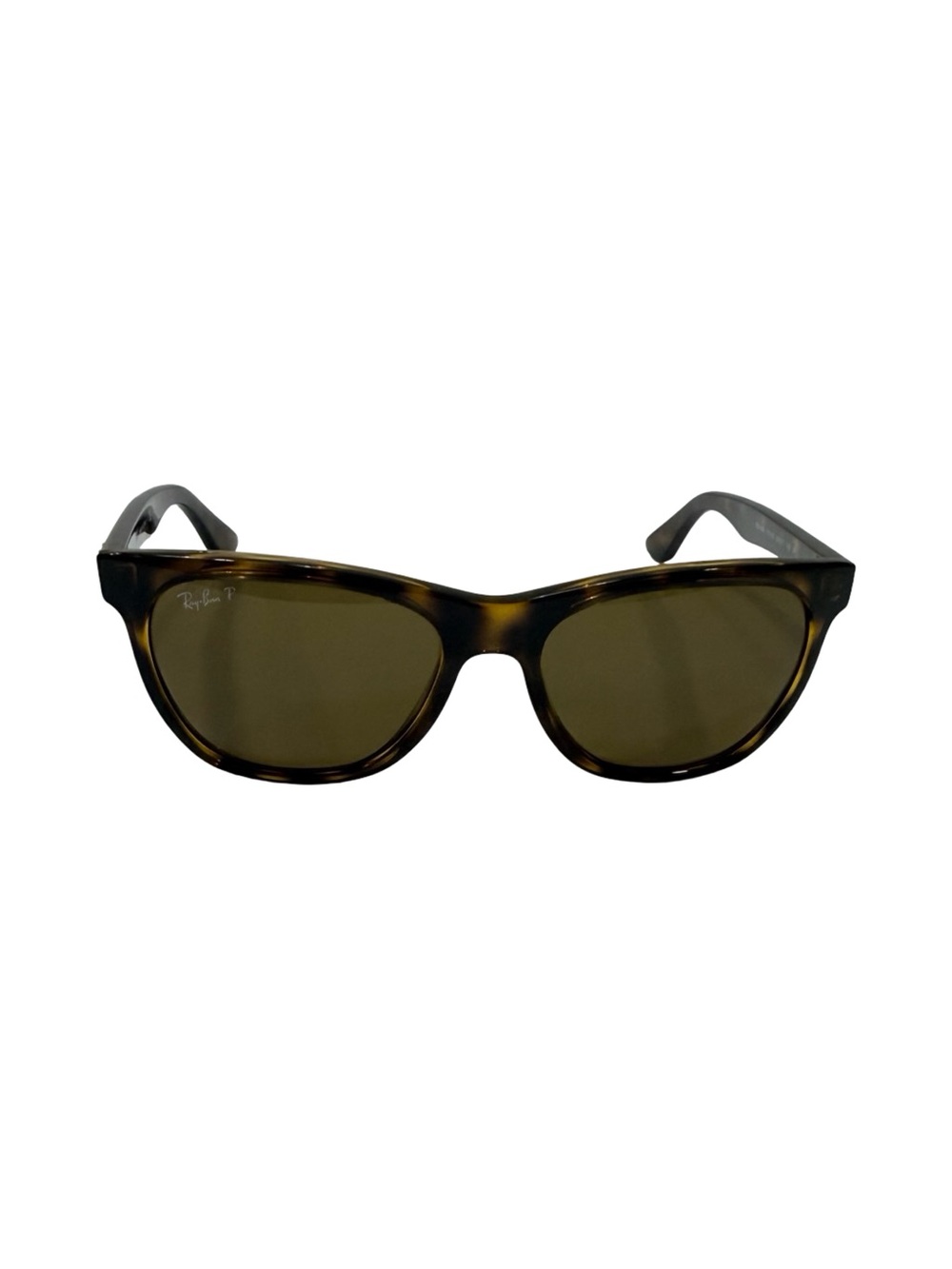 Women Ray-Ban polarized Tortoiseshell Frame with Green Lenses Men's Sunglasses
